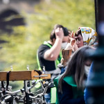 Lady Gaga a Milano sul set del film Gucci