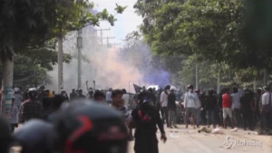 scontri in proteste contro golpe