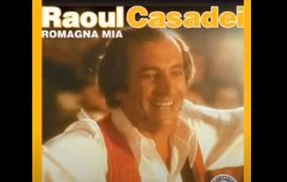 Casadei e la sua ‘Romagna mia’, brano da milioni di copie vendute