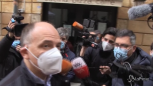 Letta all'arrivo al Nazareno