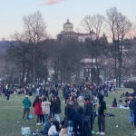 Torino, marea umana al parco del Valentino