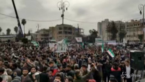 manifestazione in Siria