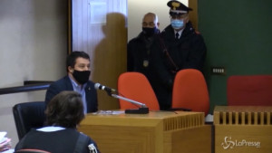 Salvini depone in aula per la querela contro i 99 Posse