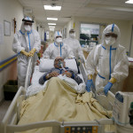 Reparto Covid dell’ospedale San Filippo Neri