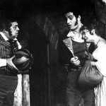 ALDO FABRIZI, NINO MANFREDI E BICE VALORI IN "RUGANTINO"