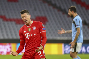 Bayern's Robert Lewandowski
