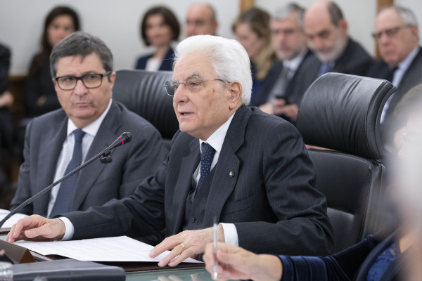 Mattarella al Plenum del CSM
