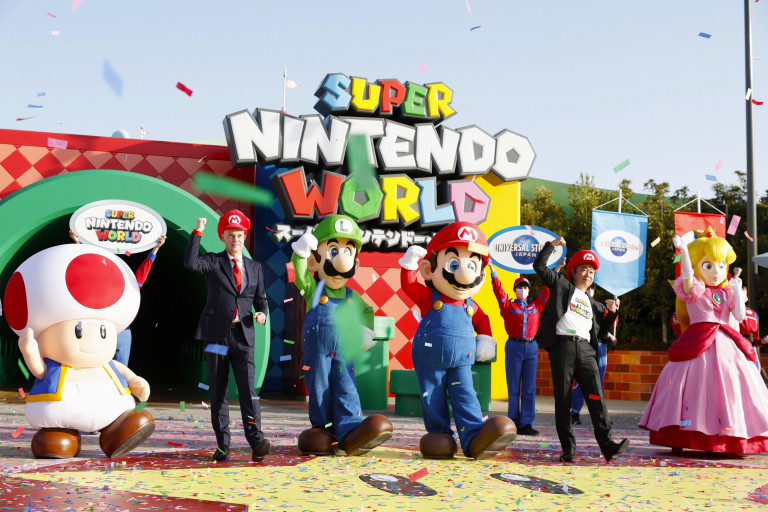 Giappone, apre il parco Super Nintendo World a Osaka