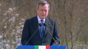 Draghi omaggia le vittime