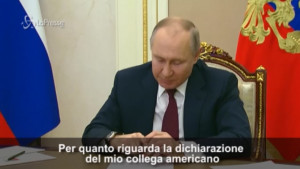 Putin risponde a Biden