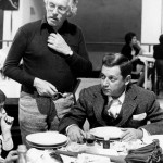 Paolo Villaggio e il regista Luciano Salce