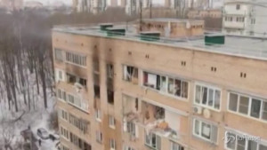 Esplosione in un palazzo di Khimki