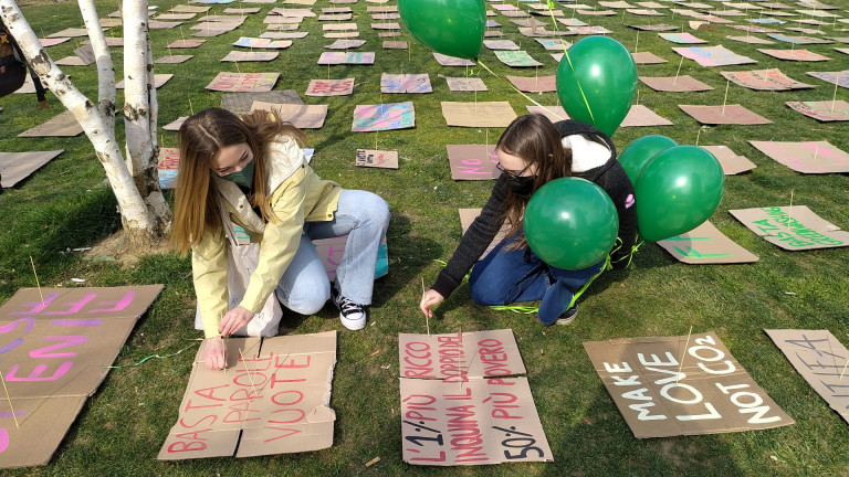 Manifestazione dei Fridays for Future a Torino