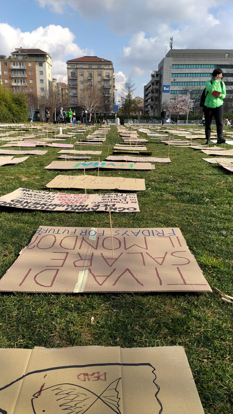 Manifestazione dei Fridays for Future a Torino