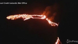 Eruzione vulcano vicino Reykjavik