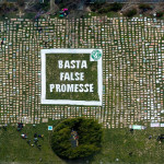 Global Strike per il clima, le foto dell’azione a Torino vista dall’alto – FOTOGALLERY