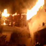 Maxi incendio a Sauze di Cesana