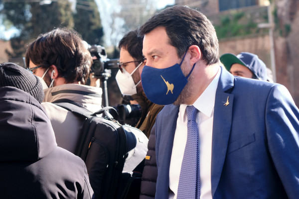 Il leader della Lega Matteo Salvini