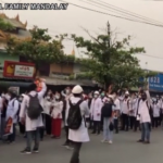 Myanmar, proteste anti-golpe all’alba per evitare la polizia