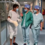 Morandi dall’ospedale ringrazia i medici: “Sono stato veramente fortunato”