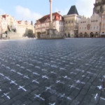 Covid, Praga ricorda le vittime con un inusuale memoriale