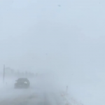 Abruzzo, bufera di neve sul Piano delle Cinque Miglia