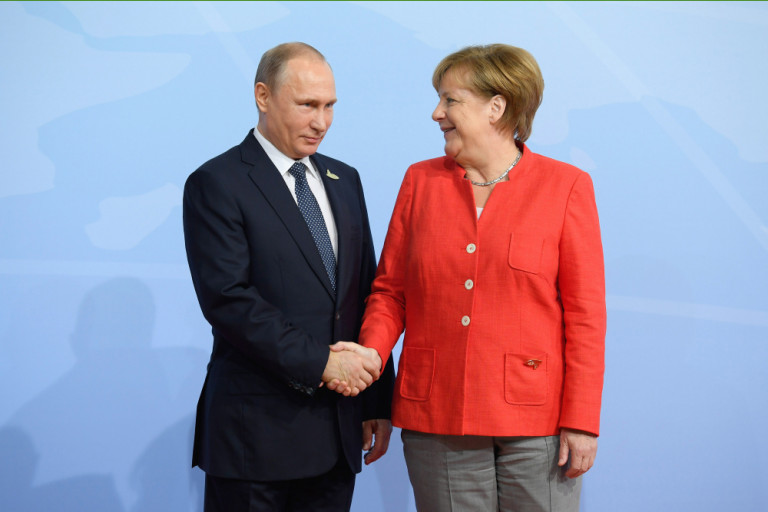 Angela Merkel incontra Vladimir Putin al Summit del G20