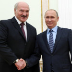 Vladimir Putin incontra il presidente della Bielorussia Alexander Lukashenko