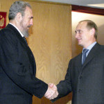 Fidel Castro riceve il presidente russo Vladimir Putin