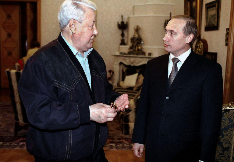 Boris Yeltsin incontra Vladimir Putin