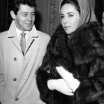 Liz Taylor esce dalla clinica con il marito Eddie Fisher, dopo essere stata colpita da un virus