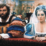 Liz Taylor e Richard Burton in una scena del film del 1967 La bisbetica domata