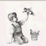 All’asta dipinto di Banksy: battuto per la cifra record di 19,4 milioni di euro