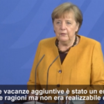 Germania, Merkel revoca il lockdown di Pasqua: “Errore solo mio” | VIDEO