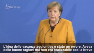 Merkel revoca il lockdown di Pasqua