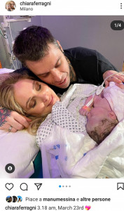 Ferragni le foto con la nuova arrivata Vittoria