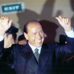 Berlusconi Silvio dopo la vittoria delle elezioni del Polo delle liberta'