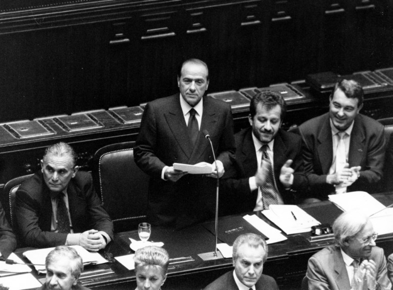 Governo Berlusconi alla Camera per la fiducia