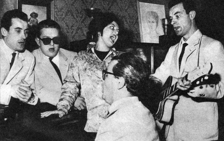 Mina Mazzini con gli Happy Boys