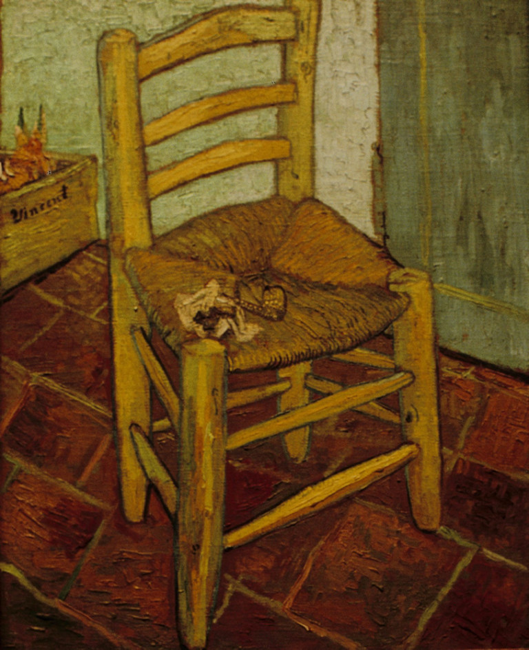 La sedia di Van Gogh Dipinto di Paul Gauguin e Vincent van Gogh