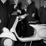 Inaugurazione a Milano della sede della Piaggio in Corso Sempione