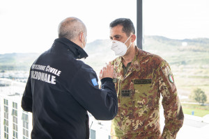 Vaccini, il generale Francesco Paolo Figliuolo e l’ingegnere Fabrizio Curcio a Catanzaro