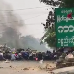 Myanmar, esplosione colpisce una barricata: i manifestanti si disperdono