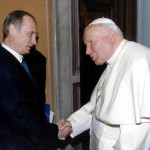 Vladimir Putin incontra Papa Giovanni Paolo II in Vaticano