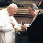 Karol Wojtyla. Papa Giovanni Paolo II con Carlo Azeglio Ciampi