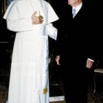 Karol Wojtyla. Papa Giovanni Paolo con Sandro Pertini