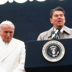 Giovanni Paolo con Ronald Reagan