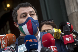 Punto stampa di Matteo Salvini