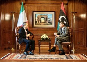 Mario Draghi in visita in Libia