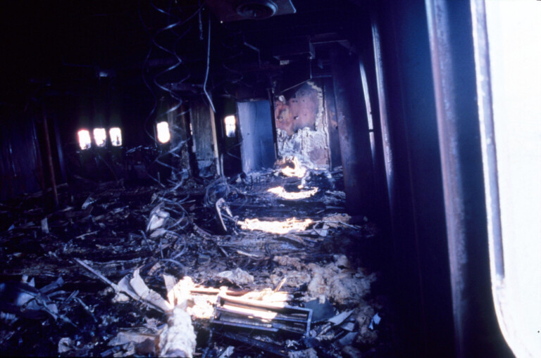 Le foto a bordo del traghetto dopo la tragedia